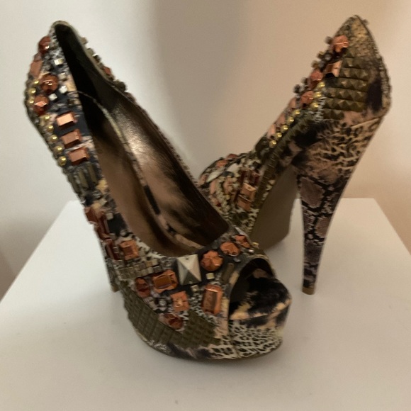 zigi soho bejeweled platform heel - Picture 1 of 5